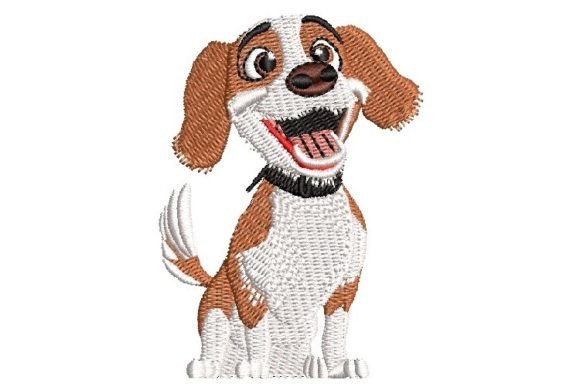 Adorable Dog: A Whimsical Embroidery Design for Heartfelt Gifts