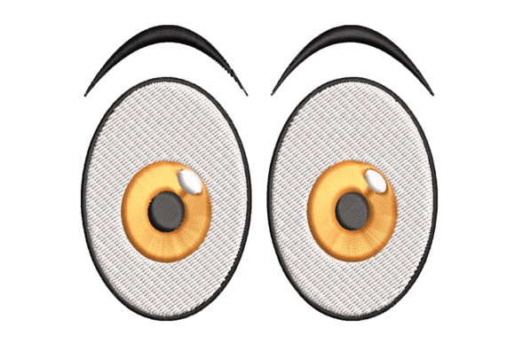 Cartoon Eyes: A Playful, Personalized Embroidery Design Worth Your Time