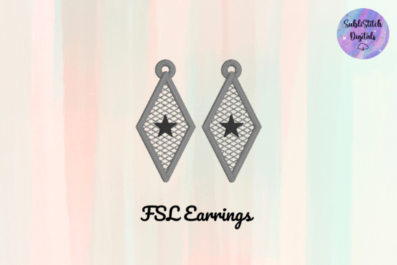 Diamond Star FSL Earrings