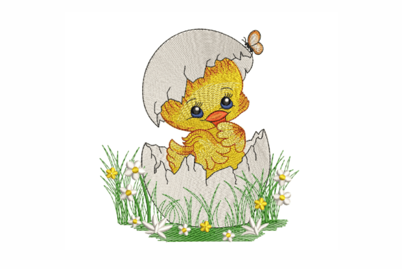 Easter Chick: A Seasonal Embroidery Must-Have