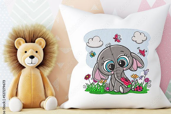 Elephant with Butterflies and Flowers: Craft Fair Review