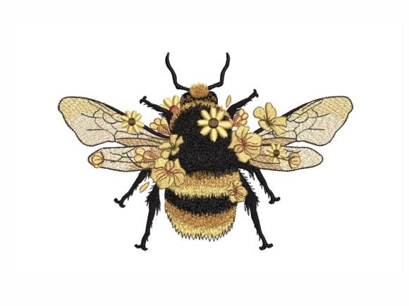 Floral Bumblebee Embroidery Design – A Seller’s Review