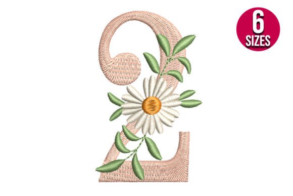 Floral Number Two: A Thoughtful Embroidery Choice for Meaningful Gifts