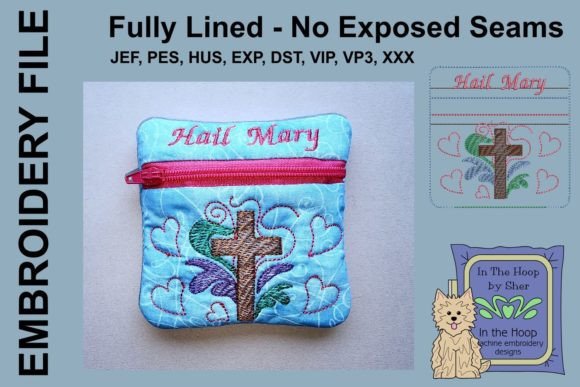 Hail Mary Mini Zipper Bag: Seasonal Embroidery Review