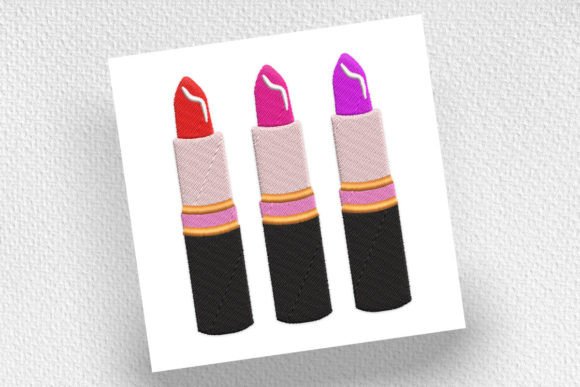 Lipstick Embroidery Design Review