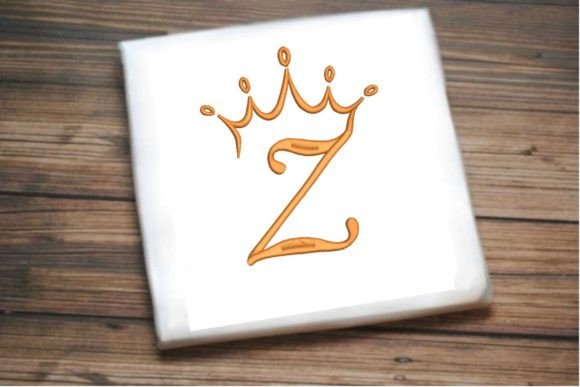 Regal Crown Alphabet Letter Z: A Royal Holiday Touch