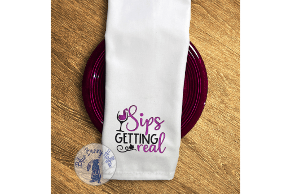 Sips Getting Real: A Smart Embroidery Pick for Wine Brands