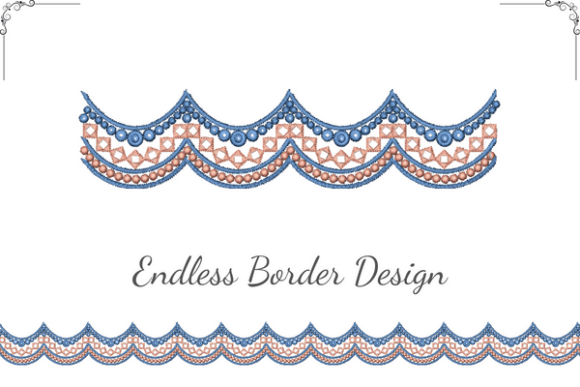Stylish Border: A Warm, Versatile Embroidery Favorite