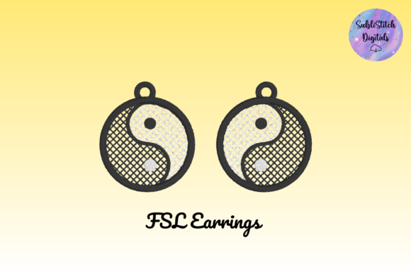 Yin Yang FSL Earrings